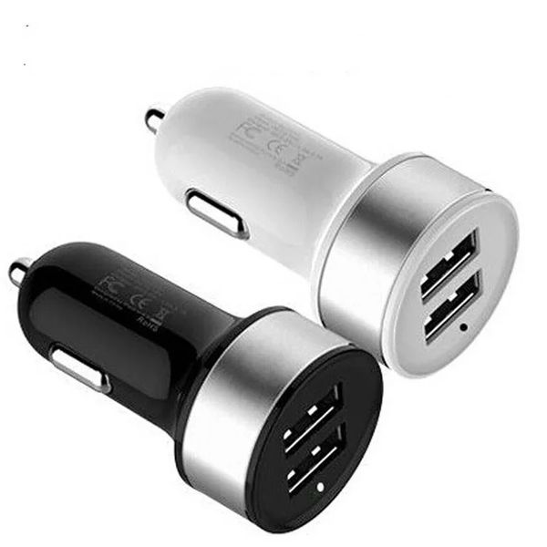 Mini Metal Car Ladegerät Dual USB-Auto-Ladegerät QC 3.0 QC 2.0 Schnellladegerät 3.0 Car-Charger Schnelles Laden für Xiaomi Mi 10 Pro