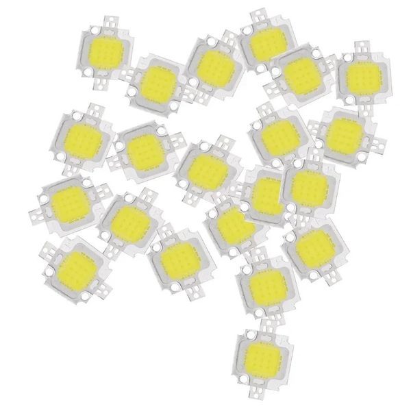 2024 10 Вт светодиодный белый холодный белый светодиодный чип для интегрированного прожектора 12 В DIY Proctor Outdoor Floy Light Super Bright Chip для DIY Spotlight