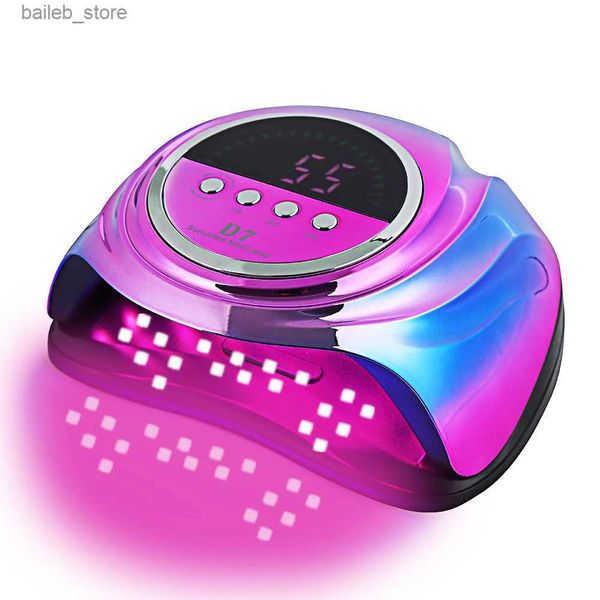 Essiccatori per unghie 2023 Nuova lampada per unghie 208W UVA UP LED Essiccatore per gel di gel di polimerizzazione con smart Sensor Manicure Nail Art Salon Equipment Brand Brand Y240419