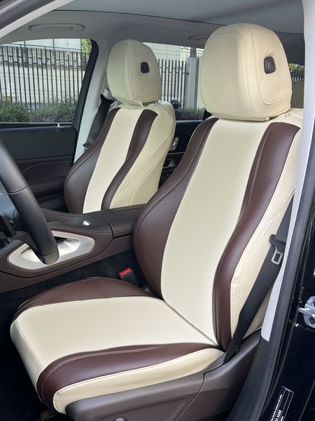 Sitzbezüge für maßgeschneiderte Fit-Autozubehör für 5 Sitzplätze für Mercedes-Benz GLE350 Full Set Top-Quality-Lederspezifik