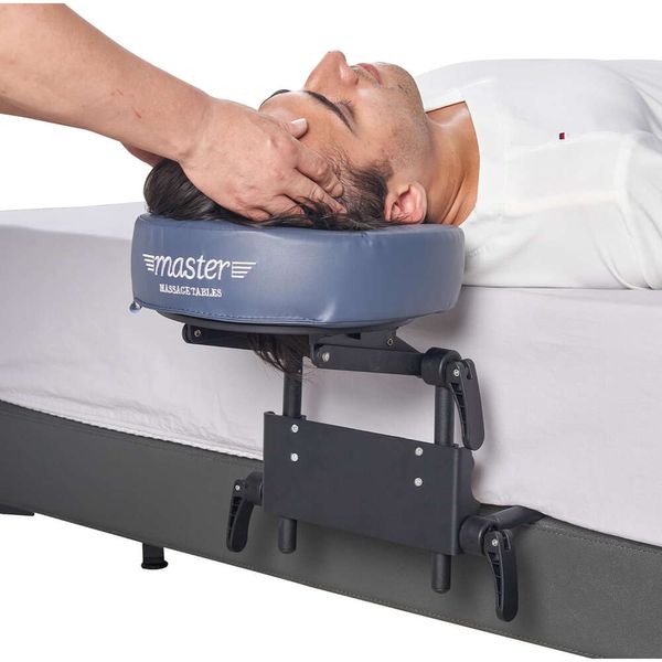 Massaggio massaggio massaggio materasso kit massaggio - poggiatesta regolabile e tappetini per i dispositivi di massaggio per uso domestico in nero e blu - rilassati e rilassati a casa