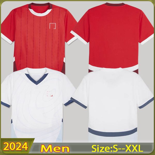 2024 EURO SWITzerland Soccer Jerseys Elvedi Akanji Zakaria Sow Rieder Embolo Shaqiri 24 camisas de futebol Swiss Home Away Uniformes