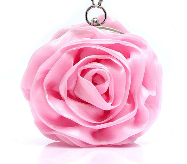 Braccialetti viola rosa avorio rosso avorio adorabile sacca da sera rosa da sera donna frizione borsetta da sposa da sposa borse da sposa