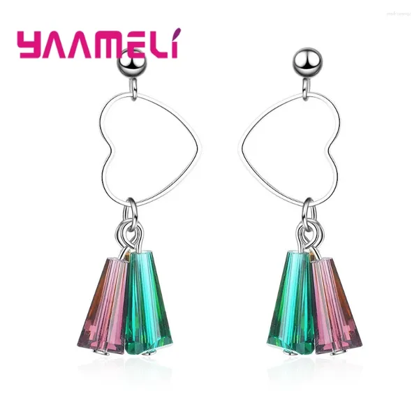 Orecchini a pennaglie 925 glassa color argento sterling glassa per donne accessori per gioielli etnici