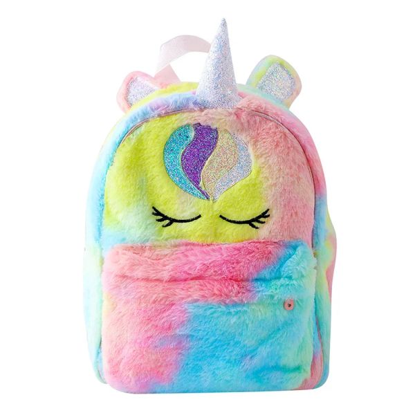 Borse dolci unicorno peluche per bambini zaino zaino per ragazze borse scolastiche per zaino carino da viaggio da viaggio mochila escolar nina