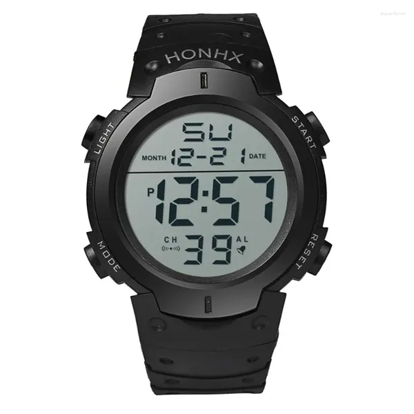Armbanduhren Luxus Sport Watch Men Digital Military Silicon Armee Sport LED Horloges Handgelenk Uhren Relogio Maskulino Erkek Kol Saati