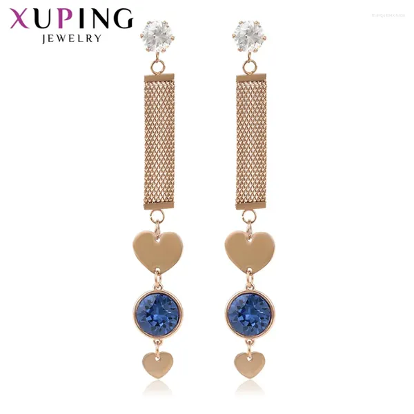 Dangle Ohrringe Xuping Crystals Edelstahlschmuck für Frauen 20716