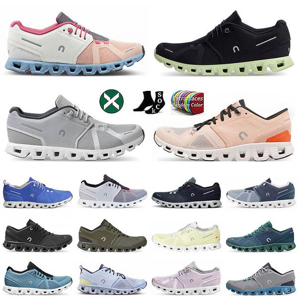 2024 New Fashion Top Running Shoes Running Men Women Weakers Sneakers Cloud Workout Trainerers Cross Outdoor Sports White preto rosa vermelho 36-45