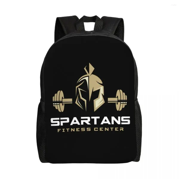 Backpack Gym Spartan Fitness Travel Men Women School Computer Bookbag College Student Daypack Bags