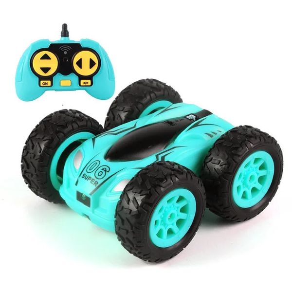 3,7 Zoll 2,4 g 4Ch Drift Stunt doppelseitig RC Car Bounce Stunt Rock Crawler Roll Car 360 Grad Flip Kids Robot Car Geschenk 240418