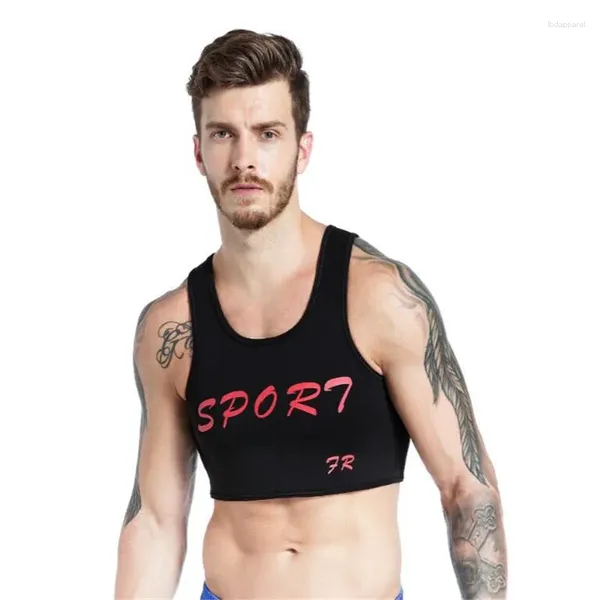 Tanque de tampas masculinas Neoprene Brace Vest Suporte de suporte