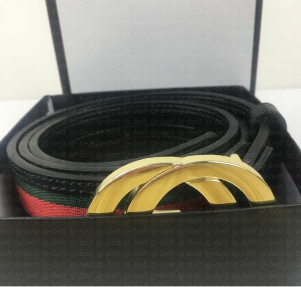 Desinger Belt Mens Leather Moda Acessórios para mulheres Letra da cintura Big Buckle Buckle de alta qualidade Casual Caixa de correção de negócios AAA