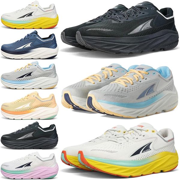 Altra Road in esecuzione via Olympus 2 scarpe da donna Designer maschile allenatori Runnners Donne Sneakers Black Bianco Blu Taglia 36-47