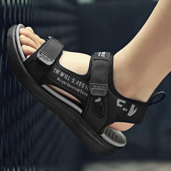 Sandals Kids Sandals for Girls Boys Children Flat Heeled Sport Casual Summer in pelle estate Sandalo Sandalo Sandalo NBGAGA 240419