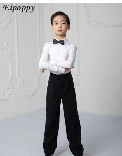 Stage desgaste profissional da concorrência de dança latina Clothing Boys Prescred Suit de Arte Infantil Exame Geral Geral