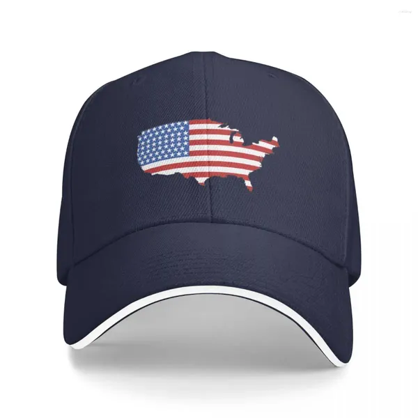 Ball Caps United States (USA) Baseball Cap Hat Hat Gentleman Women Beach Fashion Men's