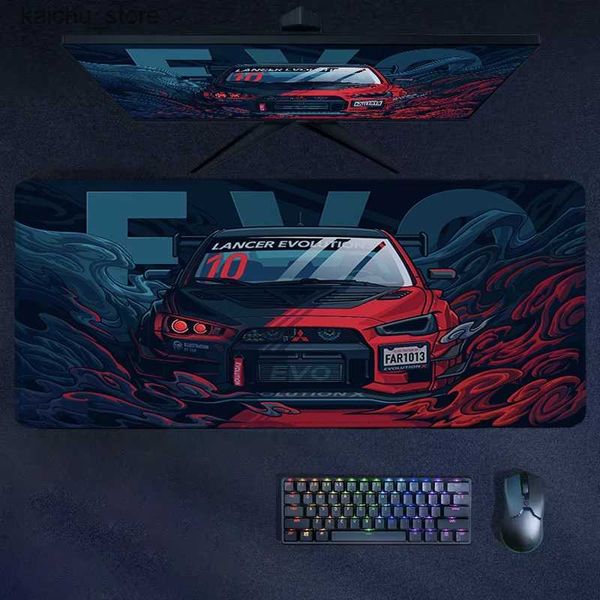 Мышиные колодки запястья отдыхает xxl mousepads super coupe illuse printio print non slip-клавишные коврик для спортивных автомобилей Custom Pc Deskmats Gamer Cable Carpet Mouse Pad Y240419