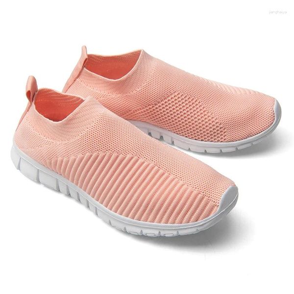 Fitness Shoes Summer Женские кроссовки 2024 Comfort Light Slip на носках женские тренеры Unisex Pink Black Basket Femme Большой размер 47