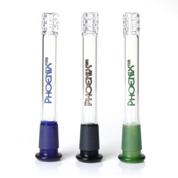 Hookah vidro downstem matriz perc Down stem 5 braços slide de vidro comprimento misto para Beaker Bongs Dab Rigs vidro fumar acessórios fábrica atacado