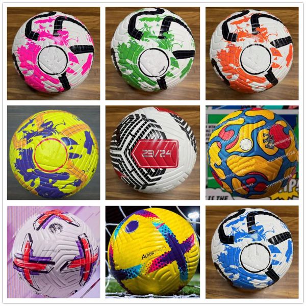 Balls New 2023 2024 Клубная лига PU Soccer Ball Size 5 Highgrade Match Match Liga Premer Финал 23 24 футбольные шары