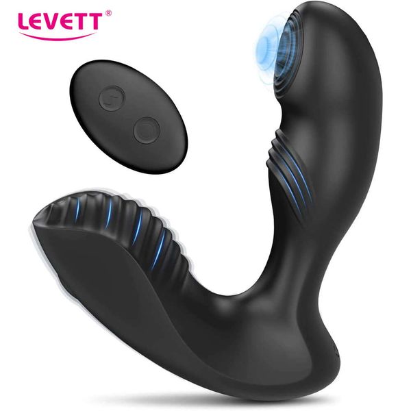 Tafferma della prostata maschile Massager Wireless Controllo anale Plug Dildo Vibrator Cuggino G-Spot Spot stimola i giocattoli sexy per gli uomini