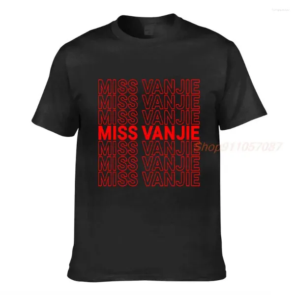 Женские футболки мисс Ванджи Рупаулс Драг -гонка подарки подарки мужская рубашка женская случайная женщина
