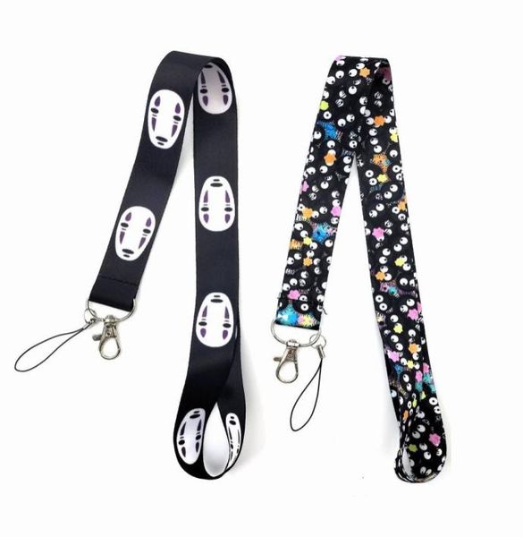 Anime Noface Man Cartoon Lanyards Badge Halter Keychain Id Card Pass Fitnessstudio Mobile Bades Halter Lanyard Schlüsselhalter für Taschen Wallet5783693