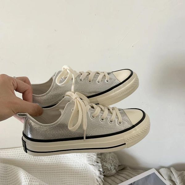 Scarpe fitness primaverilo di moda studentessa femmina versione coreana Ulzzang Wild Harajuku 2024 Flat Ins Casual INS TIDE