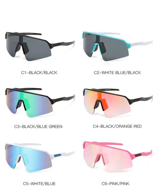 Summer Spring Man Sport Sport Sunglasses Женщина на открытом воздухе, мотоцикл, ослепительный объектив, наполовину рамка, модель, путешествия, катание