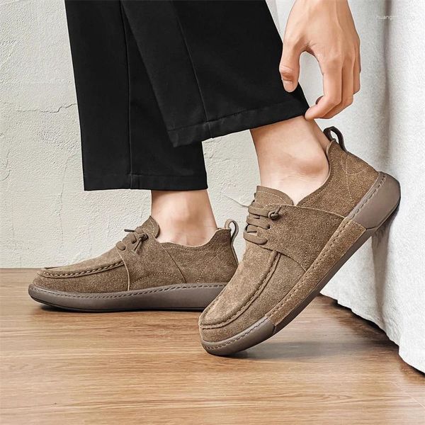 Freizeitschuhe handgefertigte Wildleder Leder Männer Business Driving Moccasins Flats Zapatos Hombre