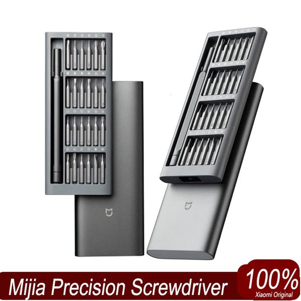 100% originale mijia wiha 24 in 1 kit di cacciaviti di precisione da 60 hrc Magnetic Bits di riparazione di cacciavite 240418