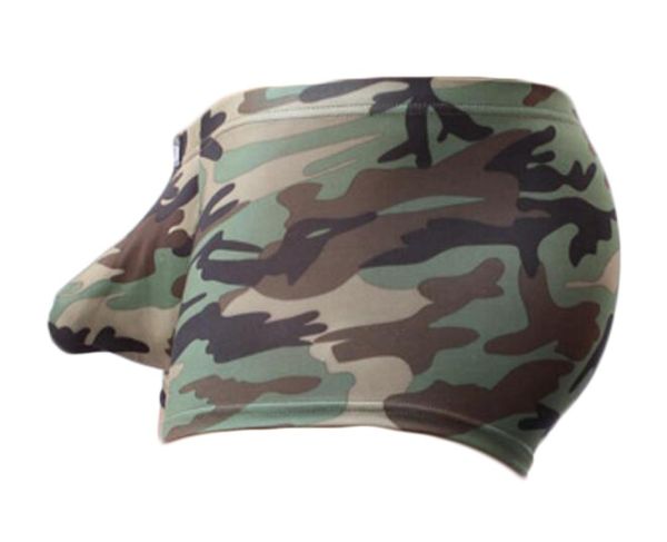 MUITOPANTES CockCon Soldado de alta qualidade Men039s Boxer Shorts Camuflage Panties3489549