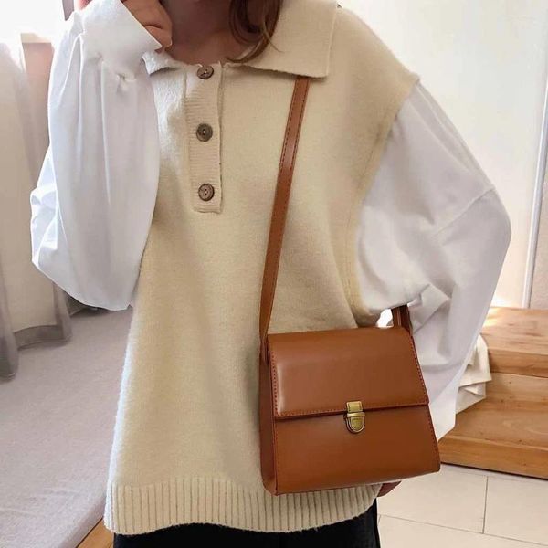 Draw String Women Feste Farbe Einfacher Schulter -Messenger -Tasche Fashion Casual Small Phone Designer Bolso Mujer #J4s