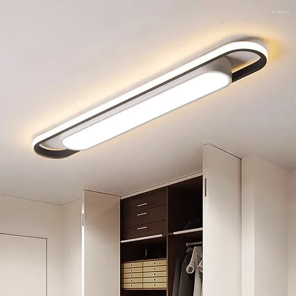 Lampada da parete 40 cm semplice moderno soffitto a LED a forma di luce lunga forma di allenamento per palestra per palestra lampade di bellezza di bellezza