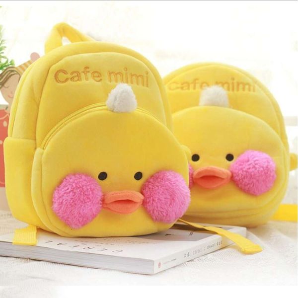 Cartoon Ducks Bag Korean Little Yellow Doll Stofftier Lalafanfan Duck Plüsch Rucksack