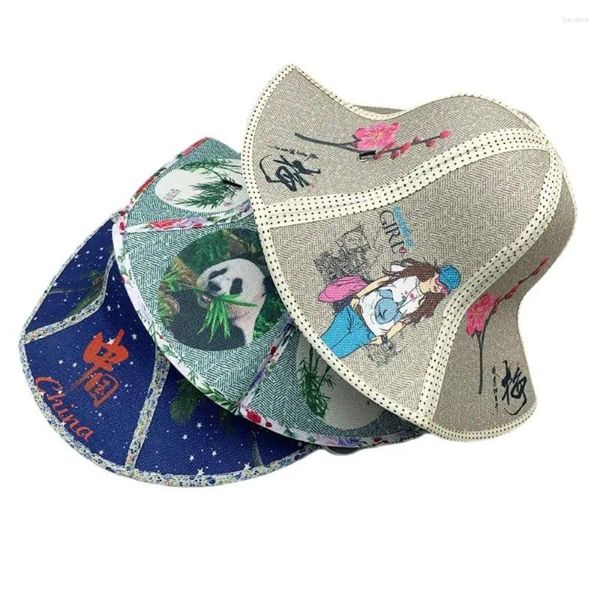 Chapéus de aba larga Mulheres dobráveis Visoras de sol Sunshade Sun Hat Straw Cap Fisherman