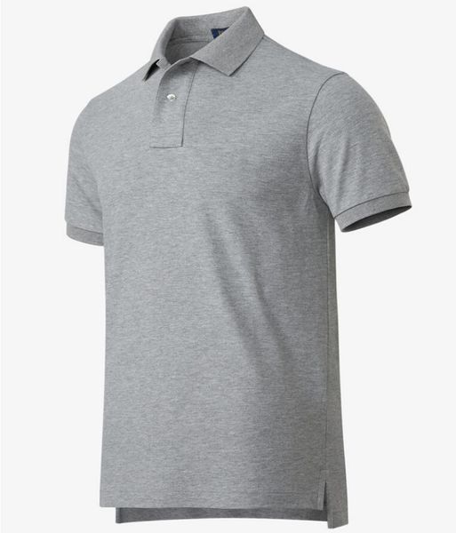 Polos de pólo masculino clássico Camisa de verão de bordados pequenos Roupas de marca de algodão