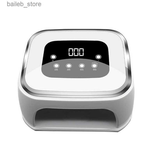 Secadores de unhas Bluetooth alto -falante 99W Lâmpada LED Secador de unhas 42 LEDS Lâmpada de gelo UV Professional Para secar o Timer de Gel Polonês Manicure Tool Y240419