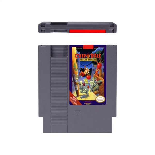 Karten Chip 'n Dale Rescue Rangers 1 oder 2 72 Pins 8 -Bit -Spielpatrone für Videospielkonsole