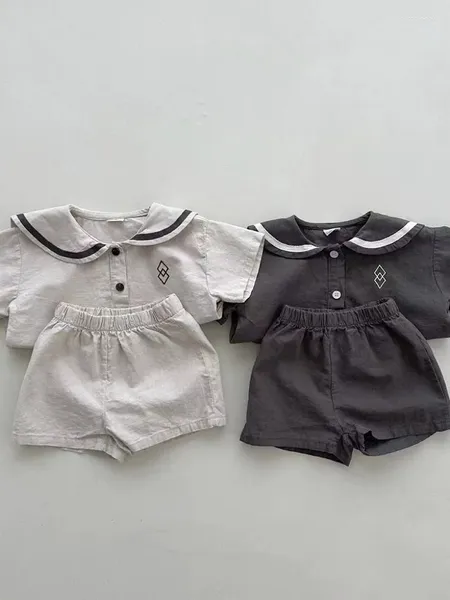 Kleidungssets 2024 Sommer Baby Kurzarm Kleidung