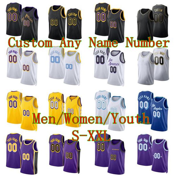 23 James 3 camisas de basquete de Davis 0 Russell Austin colhe qualquer nome qualquer NUMEBR 2023/24 FAIR City Jerseys Men Youth Women S-xxl