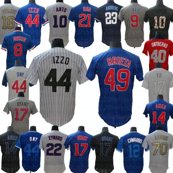 2024 Custom Dansby Swanson Jersey Cody Bellinger Seiya Suzuki Andrelton Simmons Nick Madrigal Marcus Stroman Willson Sosa Ian Happ Männer Frauen Jugend Baseball