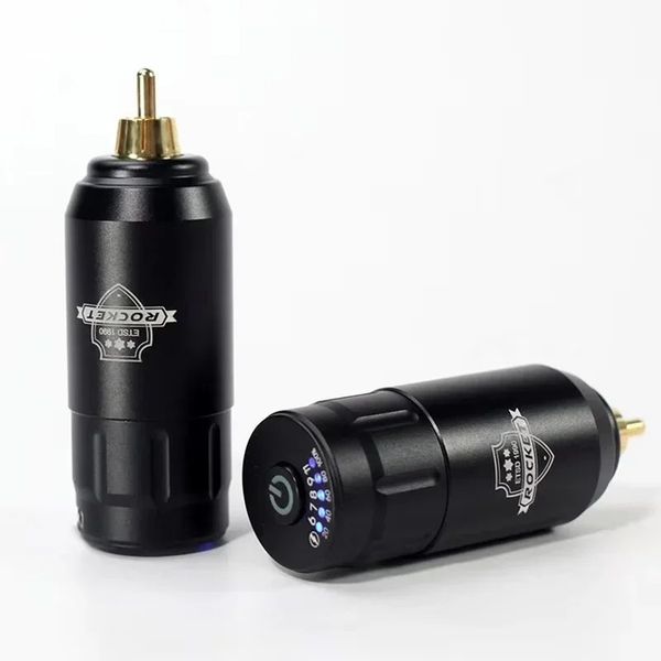 2024 Profissional Wireless Wireless Recargable Mini Rocket Tattoo Battery Interface Power Interface Rotária Tattoo Machine Pen Bateria - Para Mini Rocket