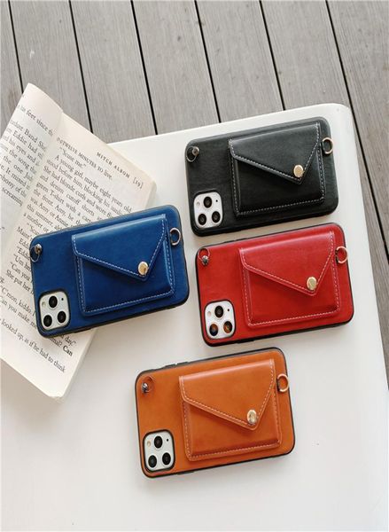 Coperchio posteriore in pelle PU per la borsa per borsetta per la borsa per iPhone Wallet Cross con tasca a scatto Flap REGOLABILE Strap7574504