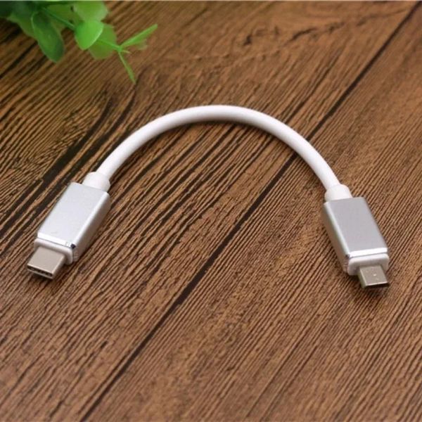 Type-C до Micro USB Android OTG Зарядка кабеля для обратной зарядки Xiaomi OTG с быстрой зарядкой и высокоскоростной передачей данных