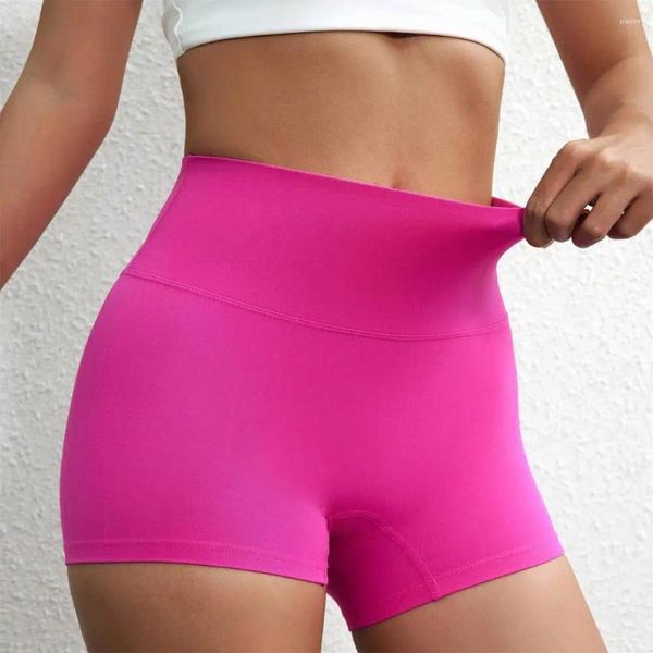 Aktive Shorts hohe Taillen-Yoga-Hosen-Fitnesselastizität Spitzensicherheit für Frauen atmungsaktive Anti-Exposition unter Rock Weich