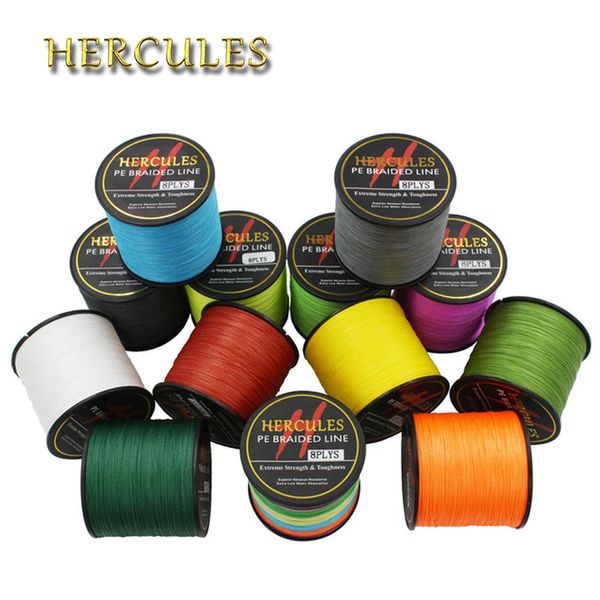 Hercules 10lb-300LB 500M Hercules100% PE Extreme 8 Strands Плетеная рыбалка