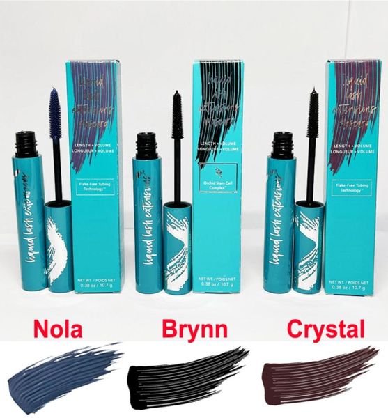 Flüssige Wimpern Erweiterungen Mascara Brynn Rich schwarzer Wimperntusche Kristallbraun Nola Deep Blue Lash Eye Cosmetics 038oz Voller Größe 107G8735552