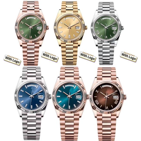2024 Neue Designer-Uhren Männer Tageszeit Automatische Uhr hochwertige Uhrenband 40mm 904L Edelstahl Luxus Uhr Relojes Montre Relogio orologio di lusso aaa