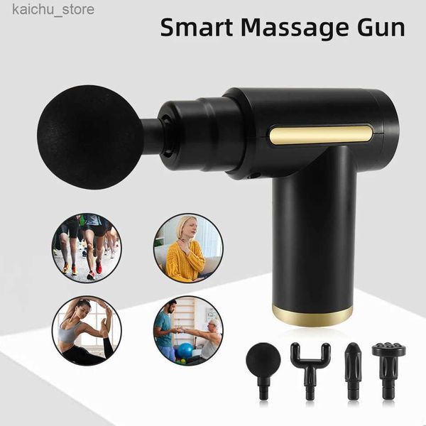 Massagni elettrici Nuovo massaggio facciale pistola muscolare rilassamento vibratore gamba posteriore gamba a compressione macchina di fitness portatile attrezzatura di fitness y240425